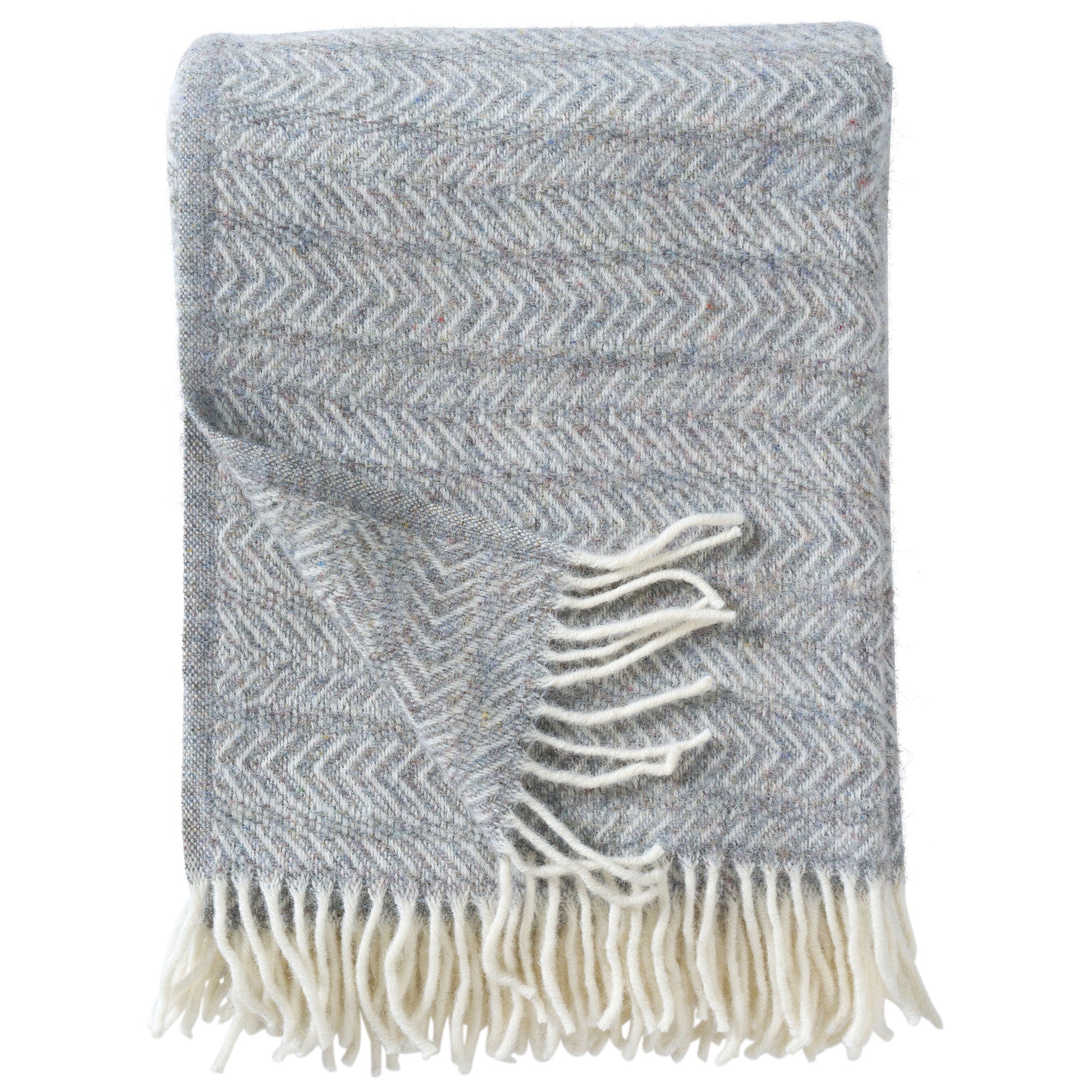 Klippan's Pont throw uses a mix of recyvled and new lambswool.