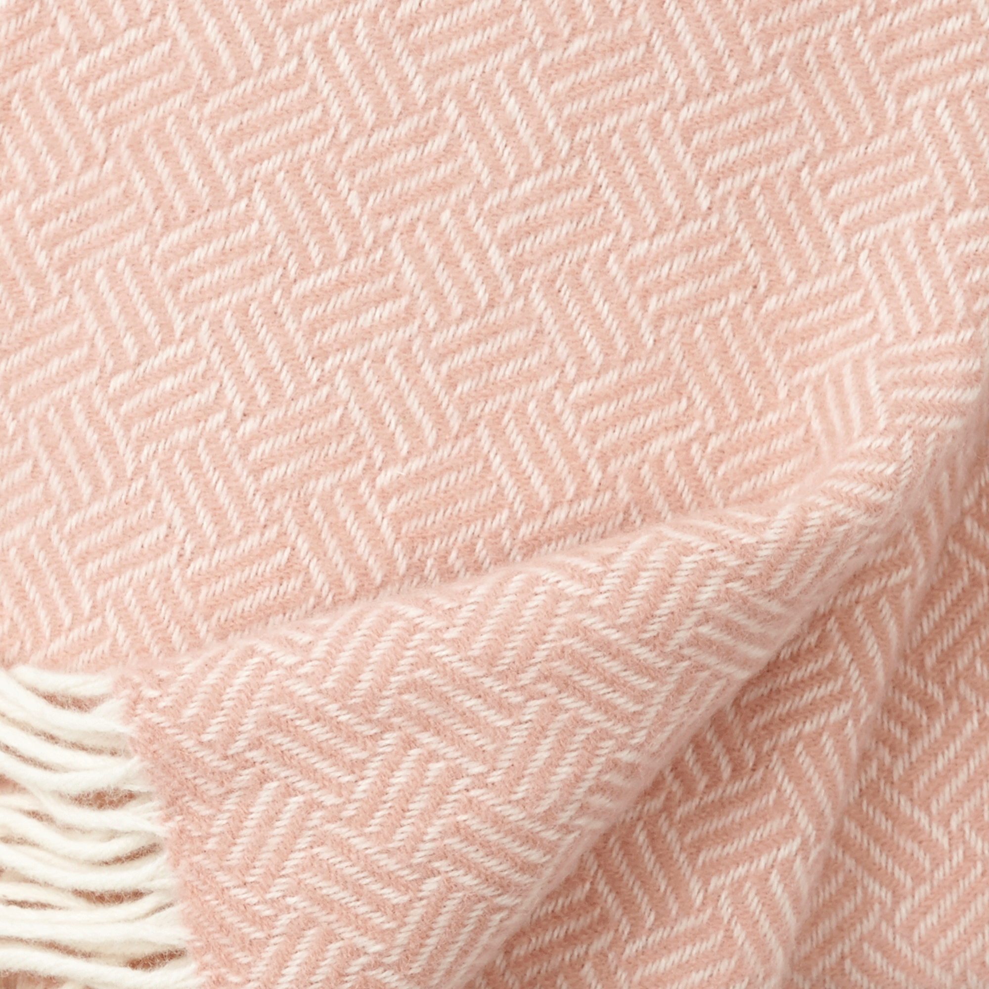 Close up of Samba pink showing weave and texture Klippan omestore