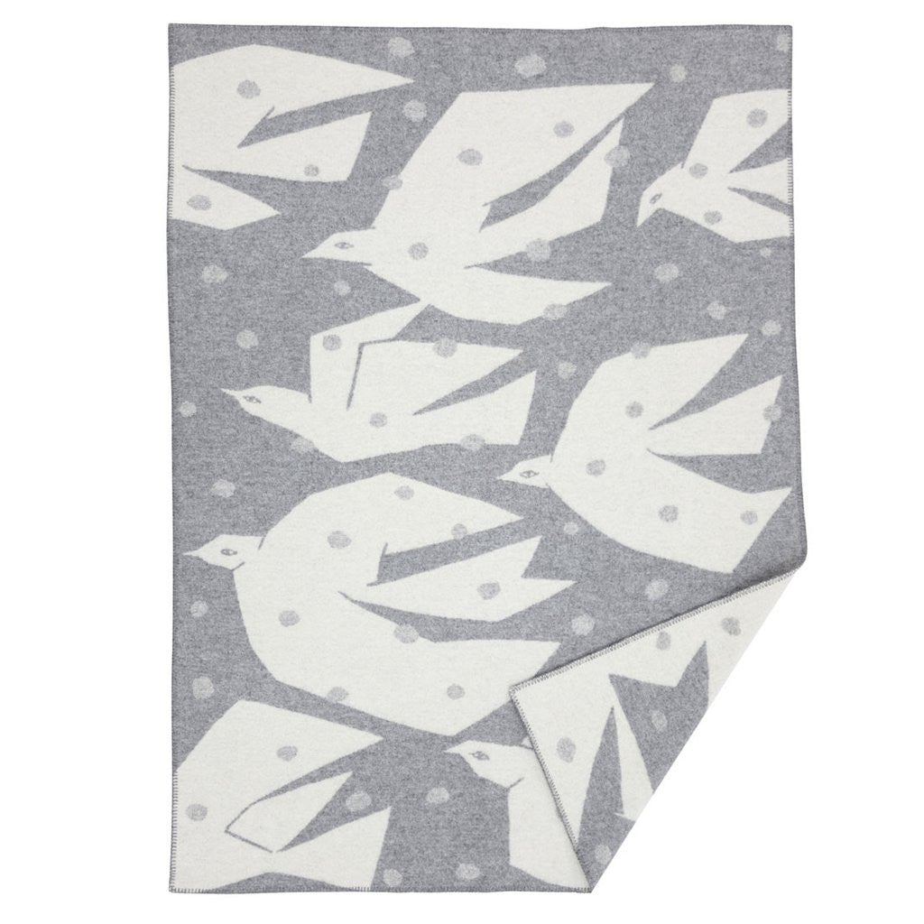 Tripp Grey Eco Lambswool Blanket - Northlight Homestore