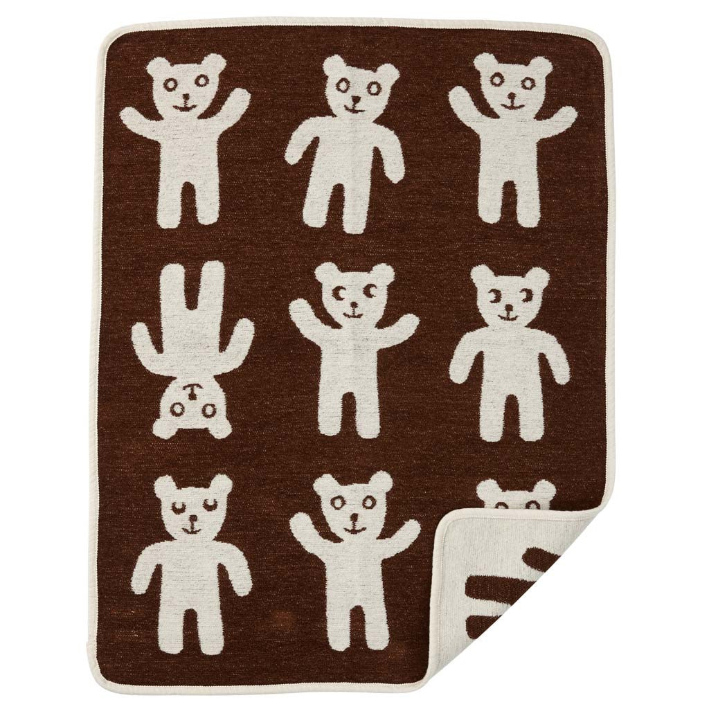 Bruno Brown Organic Cotton Chenille Blanket - Northlight Homestore