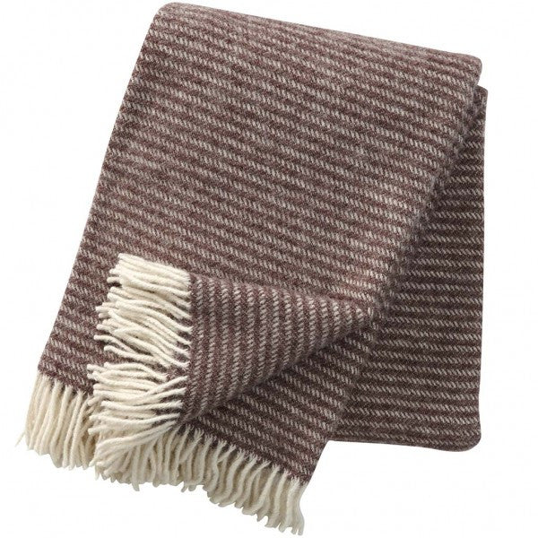 Ralph Brown lambswool throw Klippan Homestore