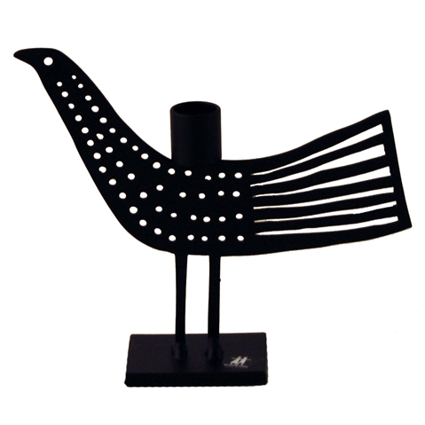 Dotbird Black Large Candle Holder - Northlight Homestore