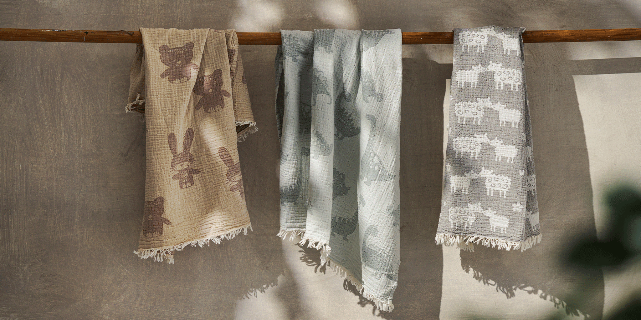 Kids Woven Cotton Muslin Blankets