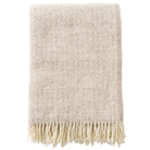 Klippan Lambswool Beige throw called Porto