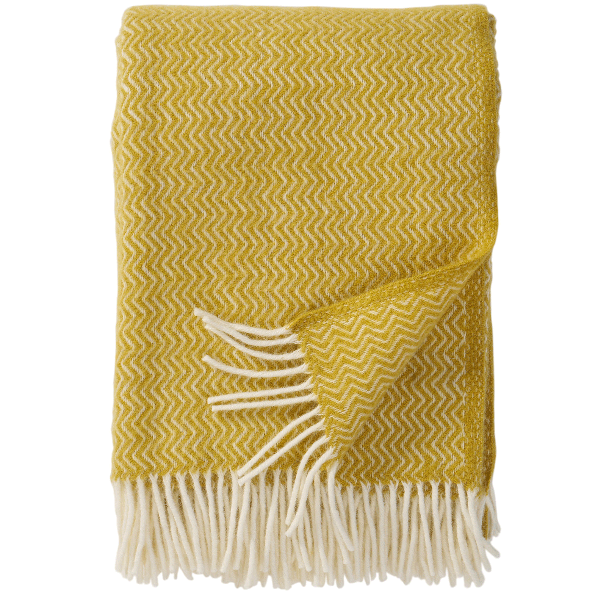 Klippan's Sorbet throw in banana yellow colourway