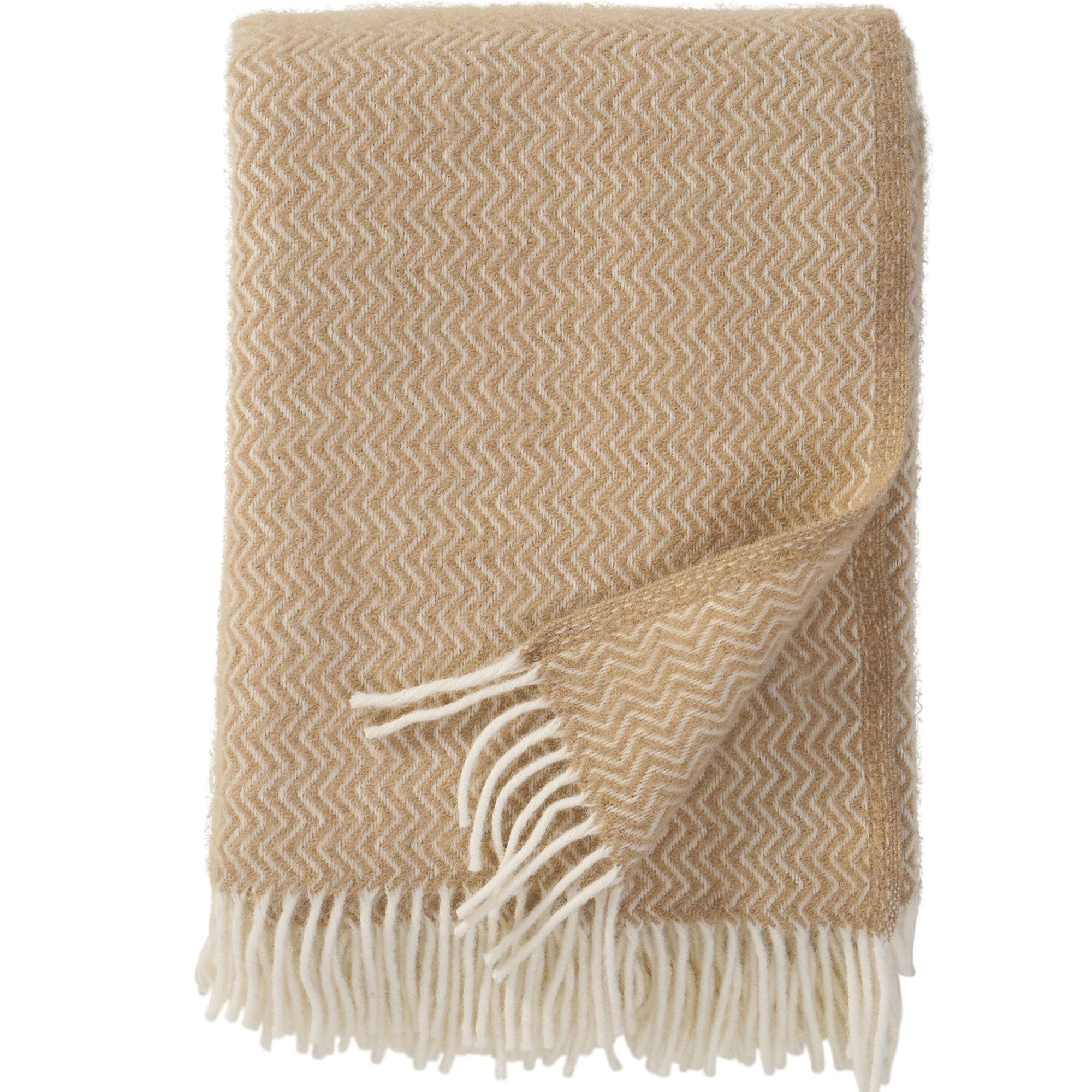 Klippan's Sorbet throw in sandy beach colourway
