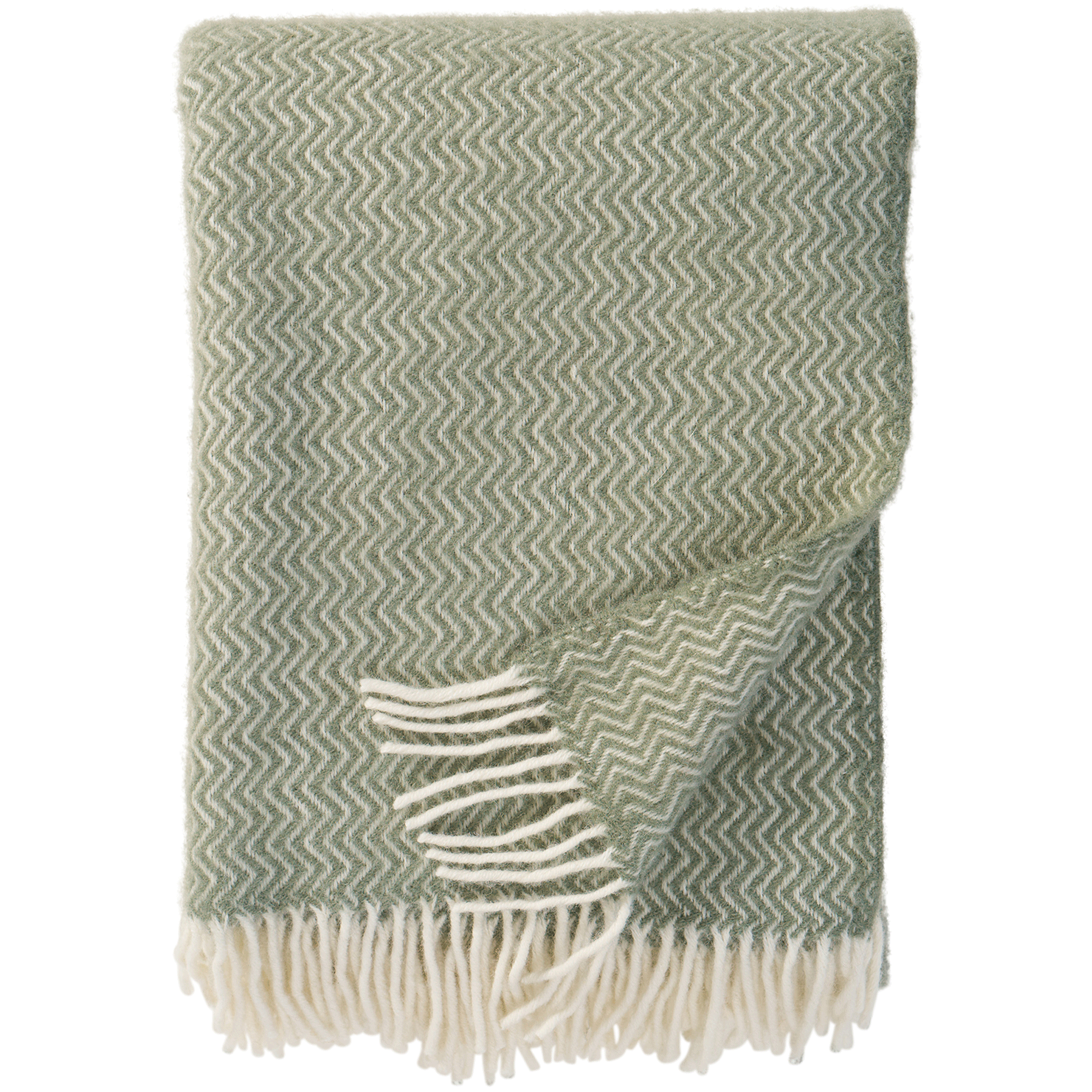 Klippan's Sorbet throw in Pistachio green colour