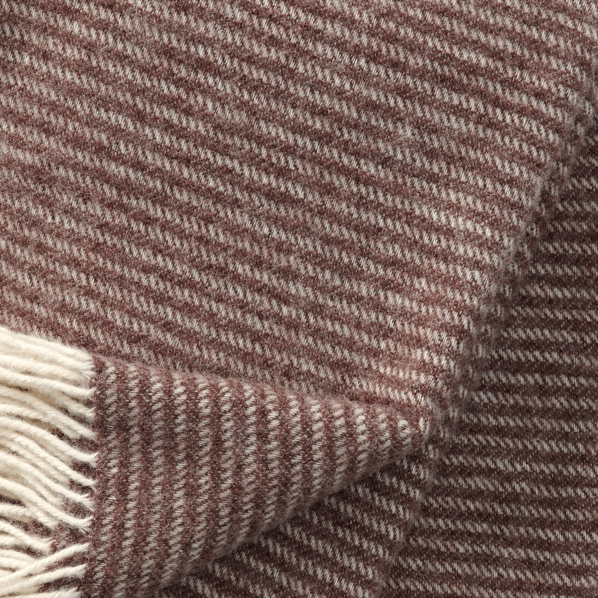 Close up of Ralph in brown showing texture and weave