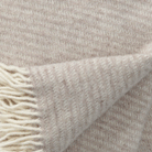 Close up of Ralph Beige lambswool Klippan Homestore