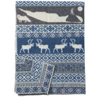 Sarek Blue/Grey Blanket - Northlight Homestore