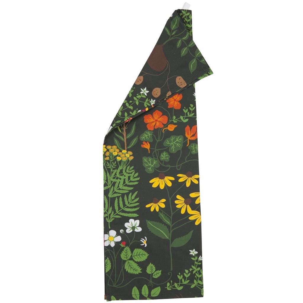 Leksand Green Tea Towel - Northlight Homestore