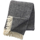 Ralph Dark Grey Lambswool Blanket - Klippan Homestore