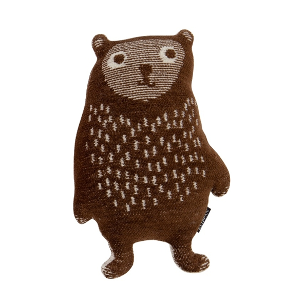 Organic Cotton Chenille Brown Toy Little Bear - Northlight Homestore