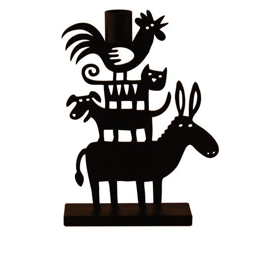 Donkey Pyramid Big Candle Holder - Northlight Homestore