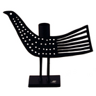 Dotbird Black Large Candle Holder - Northlight Homestore