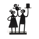 Family Black Big Candle Holder - Northlight Homestore