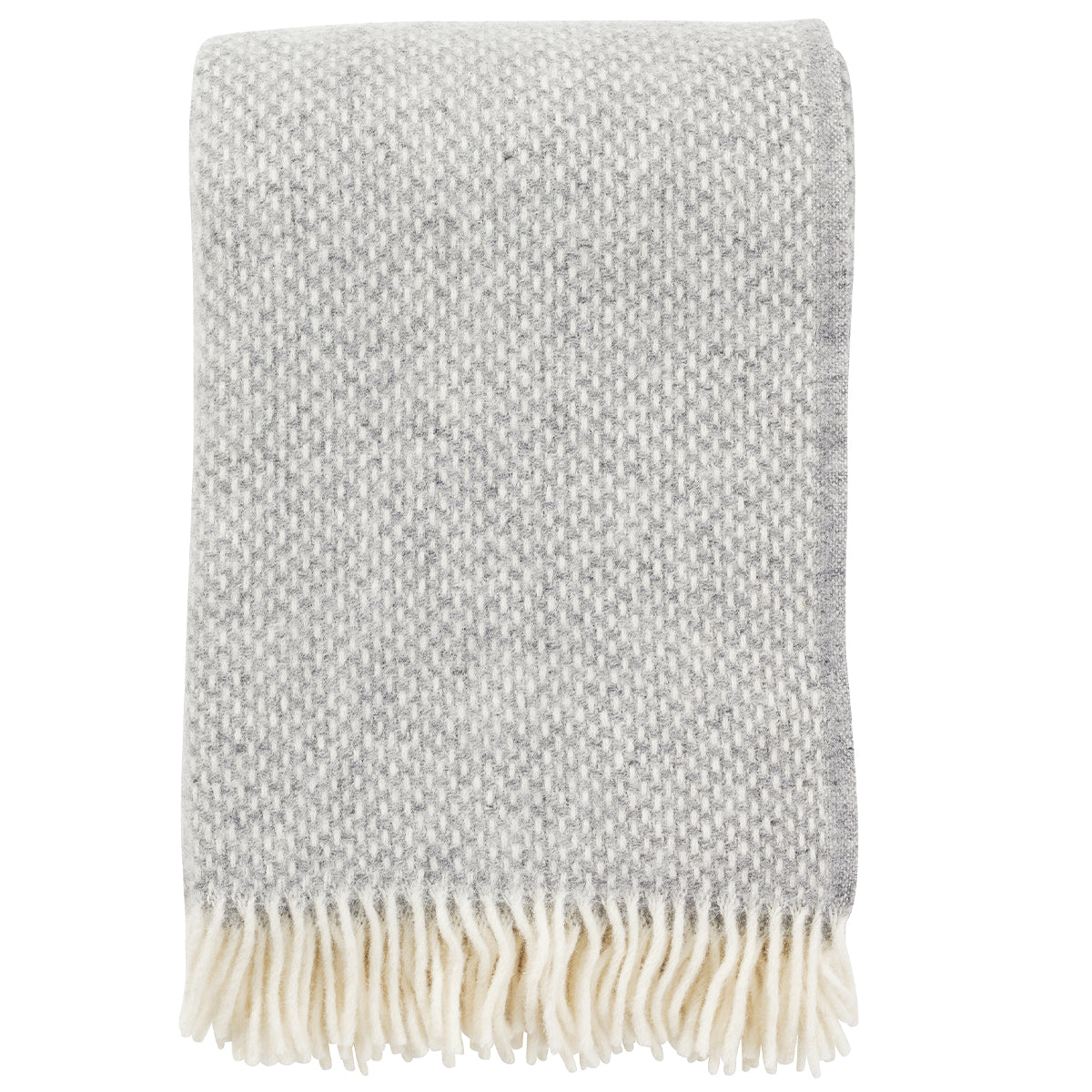 Klippan Homestore Grey Preppy Lambswool throw