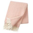 Samba lambswool throw in light pink