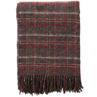 Square red & Brown throw for Klippan Homestore